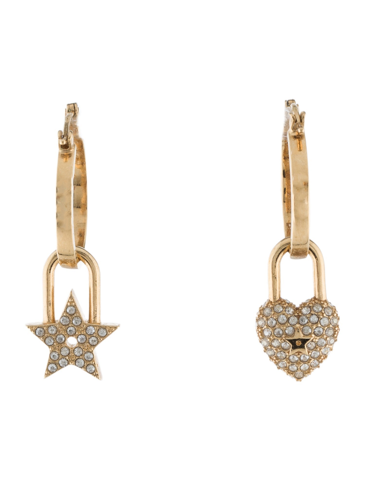 Christian Dior Lucky Locket Drop Earrings